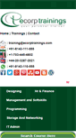 Mobile Screenshot of ecorptrainings.com